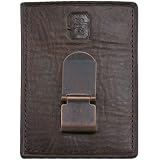 Fossil North Carolina State Wolfpack Brown Leather Card Holder & Money Clip