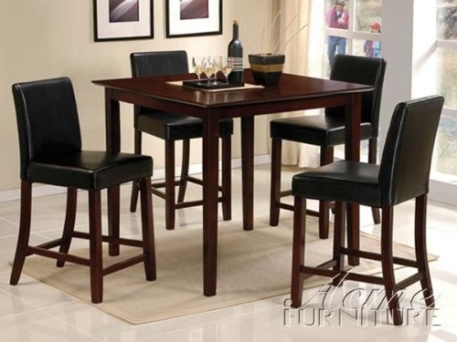 5pc Counter Height Parson Espresso Finish