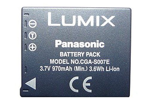 Cover image : Panasonic CGA-S007E/1B Li-Ion Akku für Lumix DMC-TZ5/4/3/2/1