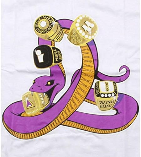 Sneaktip Men's Mamba 5 Rings Tee X-Large White
