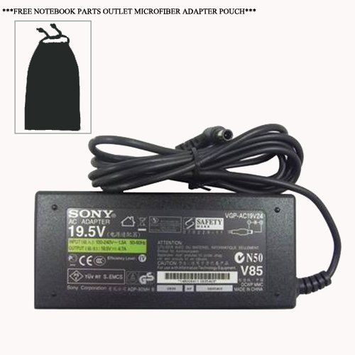 Sony Original VAIO 19.5V 4.7A 90W Replacement AC Adapter for Sony VAIO