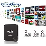GooBang Doo MX3 MXIII KODI Android 4.4 Quad Core 2G/8G XBMC updated to KODI 4k TV Box - 3D-HD Blu-ray Streaming Media Player Bluetooth DLNA Airplay - All in one Entertainment System