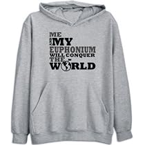 Sweatshirt Heather Gray " Me & My Euphonium Will Conquer The World " Instruments