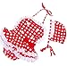 Swimwear,Swimsuit Kiddom Baby Girls Tartan Housewife Style One-Piece Bathing Suit