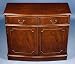 Antique Style Mahogany Bow Front Chiffonier