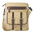 Mango Tango Messenger Bag with Adjustable Strap - Khaki 14"