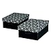NIPS 110047251 ECO line SILVA Mehrzweckbox A4 mit Deckel, B 27,0 x T 36,0 x H 15,0 cm, 2er Packung, schwarz/wei�