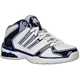  : adidas Women's Fathom Basketball Shoe,White/Indigo/Silver,5 M US
