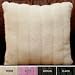 Faux Fur Pillow Covers 18" X 18" (Set of 2) - White Mink - PW - NewArrivals