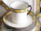 Review sutherland  / c1915 Sutherland William Hudson 1100 Yellow Black Cup and Saucer