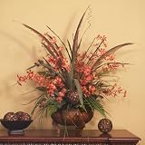 Dancing Silk Orchids & Feathers - B001ARSY0K