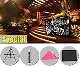 LED Lighted Writing Board Includes Display Easel Tripod LED Writable Menu Board Sign 27