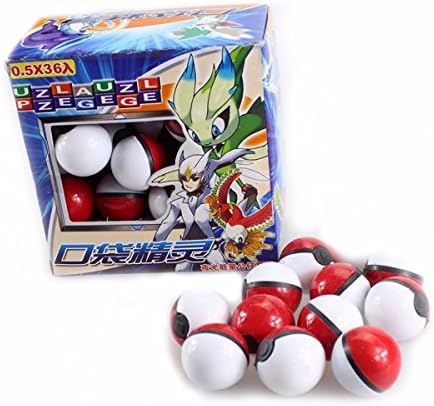36Pcs/Lot Pokemon Ball Small Mega Monsters Pokeball Model Toy Boy&amp;Girl Fun Gift