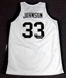 Magic Johnson Autographed/Hand Signed Michigan State Jersey PSA/DNA