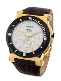 Buy Perigaum 1972 Meteora Chronograph P-0810-GW-IPB Chronograph for Her Golden Case Chronograph Wristwatch