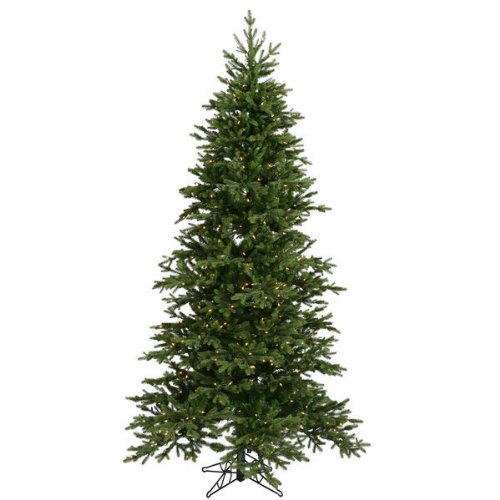 12 ft. Artificial Christmas Tree - High Definition PE/PVC Needles - Balsam Fir - Prelit with Clear Mini Christmas Lights - Vickerman A896191 12 ft. Artificial Christmas Tree - High Definition PE/PVC Needles - Balsam Fir - Prelit with Clear Mini Christmas Lights - Vickerman A896191