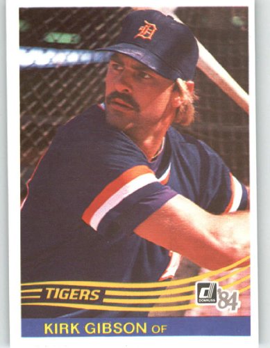 1984 Donruss #593 Kirk Gibson - Detroit Tigers (Baseball Cards)