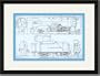 Black Framed/Matted Print 17x23, Pennsylvania RR Class K4 Pacific