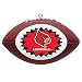 LOUISVILLE CARDINALS Mini-Replica NCAA Football CHRISTMAS ORNAMENT (Star Design)