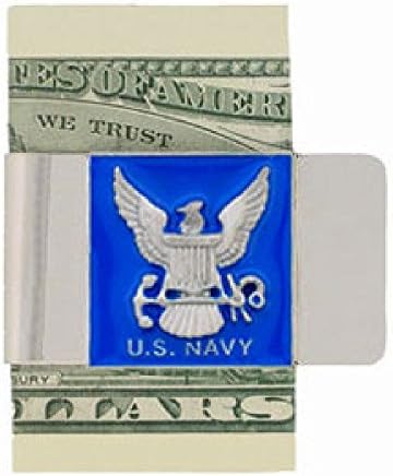U.S. Navy Chrome Money Clip