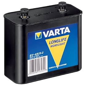 Varta - 540101111 - Pile Sp�cifique - 4R25 2 - Plastique � Vis