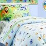 Olive Kids Wild Animals Cotton Duvet Cover, Full/Queen