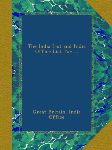 The India List and India Office List for ...