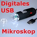 Digital Mikroskop Kamera 10 - 200 fach USB 1,3 MPx