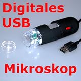 Digital Mikroskop Kamera 10 - 200 fach USB 1,3 MPx - 