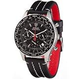 Detomaso Classic Herren-Armbanduhr FIRENZE Chronograph Ledervon "DeTomaso"