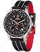 DeTomaso SL1624C-BK - Reloj de caballero de cuarzo, correa de piel color negro (con cron�metro)