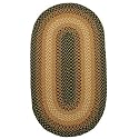 Charlestown Pine Braided Wool Rug, 2 ft x 11 ft