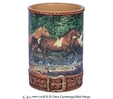 Spring Creek Run Horses Tumbler
