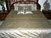 Gifts Idea-silk Sari Indian Bedding Silver Color Bedspread 7 Pc Set Duvet King/queen