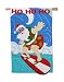 Surfin' Santa Regular Size Applique Flag