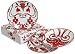 Rosanna Red Velvet Gift-boxed Appetizer Plates, Set of 4