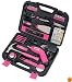 Apollo Precision Tools DT0773N1 135-Piece Household Pink Tool Kit