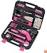 Apollo Precision Tools DT0773N1 - 135 Piece Household Pink Tool Kit