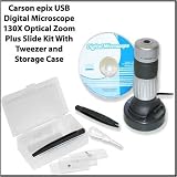 Carson MM-640 Zpix 200 USB Digital Microscope With Accessory Slide Kit