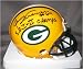 Jerry Kramer Green Bay Packers NFL Hand Signed Mini Football Helmet with SB I, II Champs Inscription