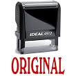 ORIGINAL Red Office Stock Self-Inking Rubber Stamp