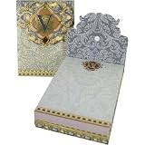 V Monogram Jewel and Gold Foil Embellished Pocket Note Pads, One or Three, Single