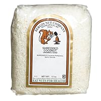 Bergin Nut Company Coconut Unsweetened Shredded, 11-Ounce Bags (Pack of 6)