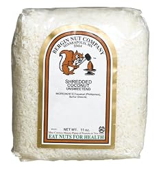 Bergin Nut Company Coconut Unsweetened Shredded, 11-Ounce Bags (Pack of 6)