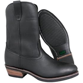 Men's Western Style Heavy Top Grain Leather Boots - Size : 10 1/2