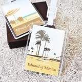 Elite Design Personalized Acrylic Luggage Tags 24 Set