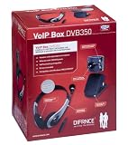 Difrnce DVB 350 VoIP Set bestehend aus Stereo-Headset mit anwinkelbarem Mikrofon und USB 2.0 VGA-Webcam incl. LED-Lampen