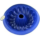 Smartwareâ¢ Silicone Bundt Pan - Blue