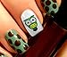 Sugar Skull Style Owls #1 - -Salon Quality Waterslide Nail Art Decals!