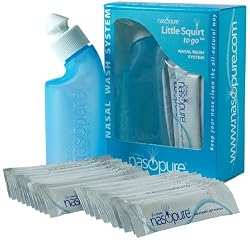 New Neti Pot Nasal Wash / Sinus Irrigation System by Nasopure with 4 ounce bottle
